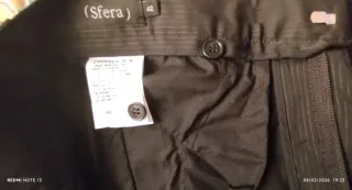 Pantalón de vestir Sfera Talla 42 Negro