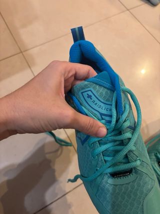 Zapatillas Trail Raidlight Mujer Azul/Turquesa