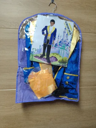 Disfraz Príncipe Azul y Amarillo Niño