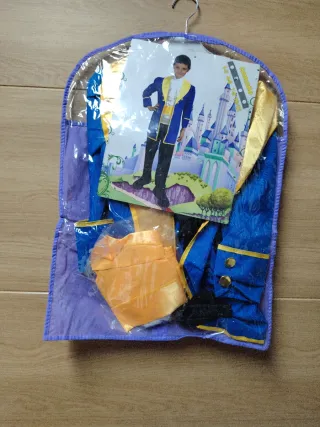 Disfraz Príncipe Azul y Amarillo Niño