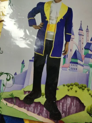 Disfraz Príncipe Azul y Amarillo Niño