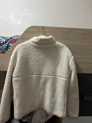 Chaqueta Levi's niña beige y rosa