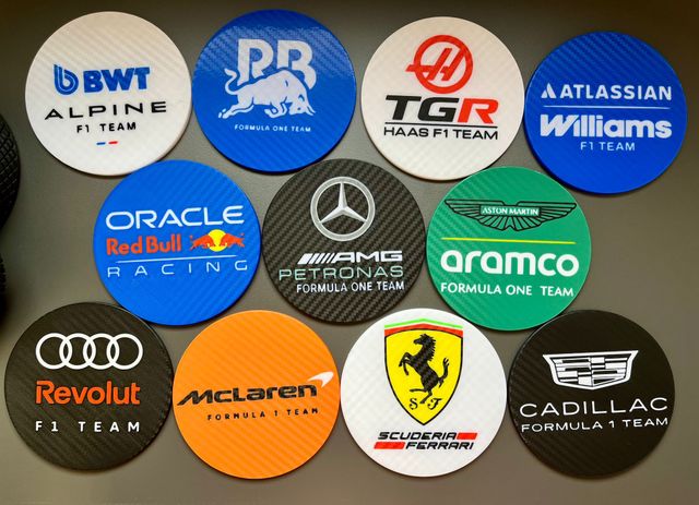 Posavasos Escuderías Formula 1 2026