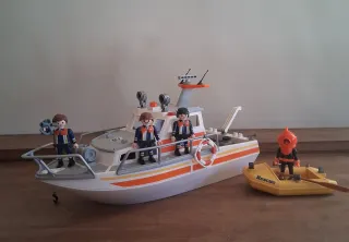 Playmobil Barco de Rescate y Buceador