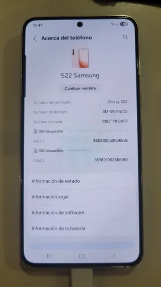 Samsung Galaxy S22 SM-S901B/DS