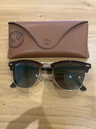 Gafas de sol Ray-Ban Clubmaster Marrón/Dorado