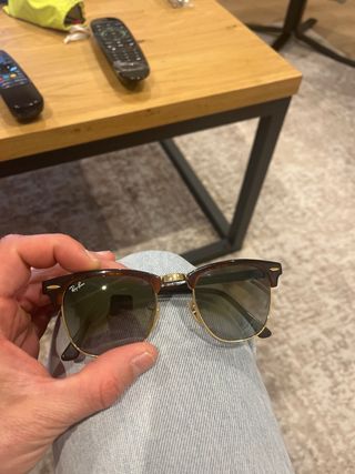 Gafas de sol Ray-Ban Clubmaster Marrón/Dorado