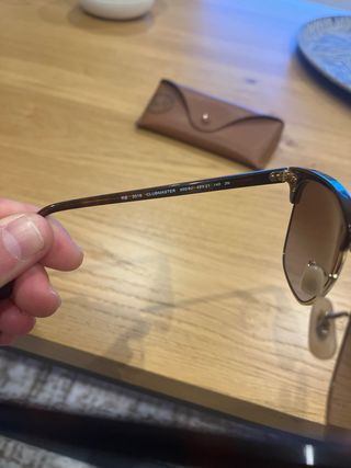 Gafas de sol Ray-Ban Clubmaster Marrón/Dorado