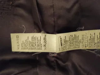 Chaqueta de cuero marrón