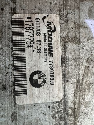 Intercooler BMW 320d
