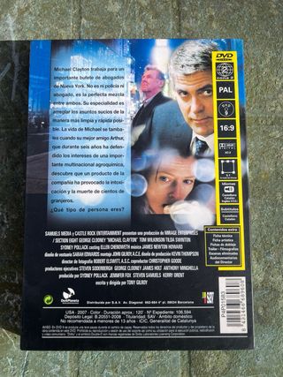 Lote 5 Películas DVD: Valkiria, Duplicity, etc.