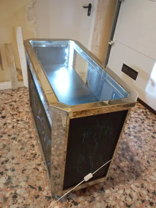 Mueble Acero Inox. con Luz mostrador