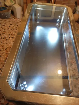 Mueble Acero Inox. con Luz mostrador