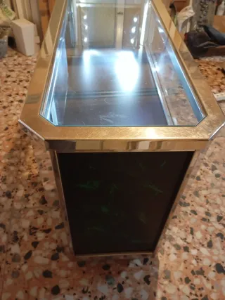 Mueble Acero Inox. con Luz mostrador