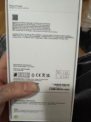 iPhone 17 Pro Max 1TB Naranja