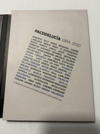 Paco de Lucía - Conciertos España 2010