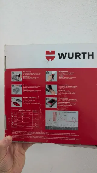 Cargador Batería Coche Wurth mod 0772 15