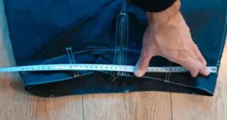 Pantalón campana MOTOR azul