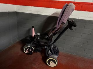 2 bicicletas, triciclo y patinete niña