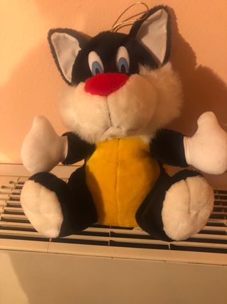 Peluche Gatto Nero e Giallo