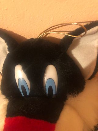 Peluche Gatto Nero e Giallo