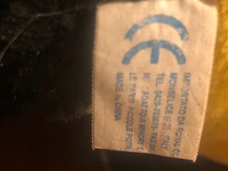 Peluche Gatto Nero e Giallo