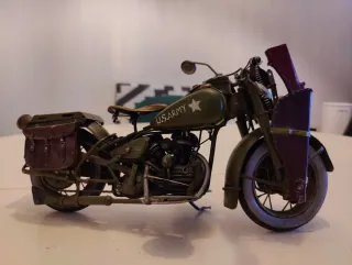 Maqueta Harley Davidson Ejército Chapa