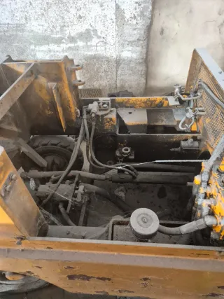 Carretilla elevadora averiada