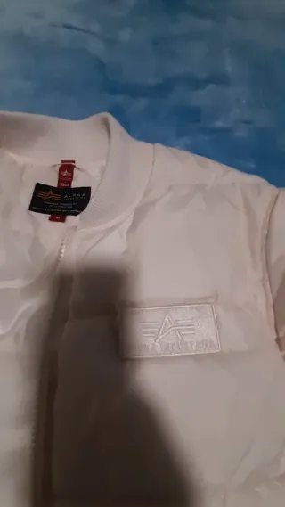 Chaqueta Bomber Alpha Industries Blanca
