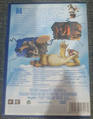 DVD Película Ice Age: La Edad de Hielo