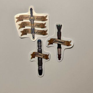 Stickers Sonic Screwdrivers from Doctor Who