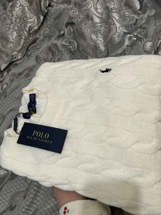 Jersey Polo Ralph Lauren crema