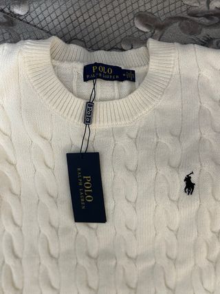 Jersey Polo Ralph Lauren crema