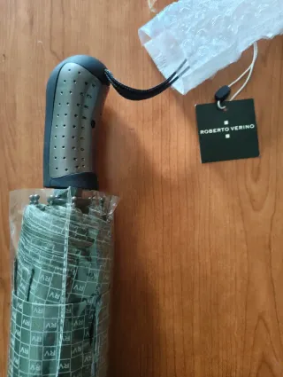 Paraguas Roberto Verino verde plegable