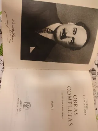 Obras completas de Vicente Blasco Ibánez.