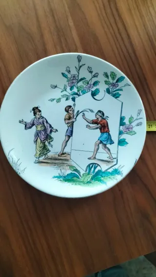 2 Platos decorativos Terre de Fer