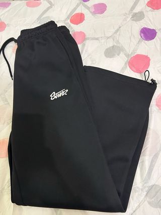 Pantalón streetwear baggy negro