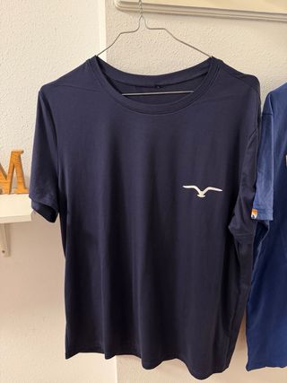 2 Camisetas Superdry Talla M Azul