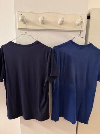 2 Camisetas Superdry Talla M Azul