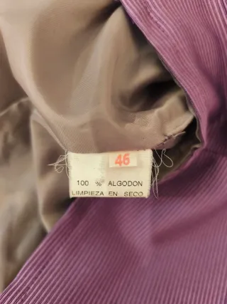 Traje Fallero Adulto Morado