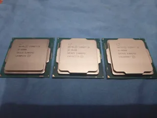 Lote 3 CPUs Intel Core i5 (6500, 8400, 8500)