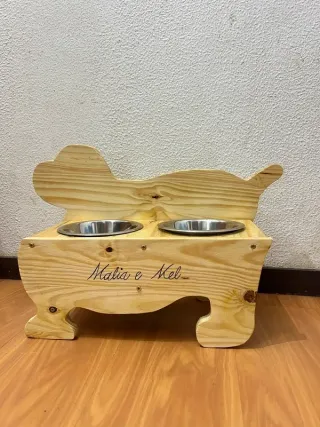 Comedouro e Bebedouro Personalizado Cão