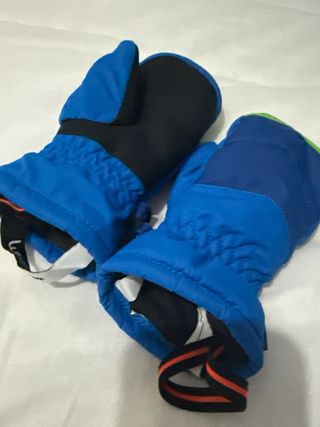 Conjunto esquí chaqueta y pantalón azul T3-4