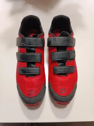 Zapatillas Ciclismo Spiuk T.44 Rojas