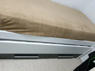 Cama nido 105x100 con colchones y cajoneras