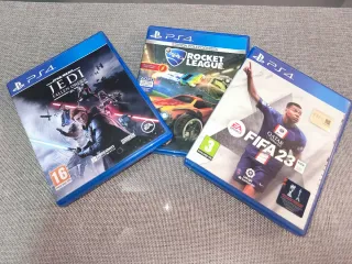 Consola PS4 500GB + Mando y 3 Juegos