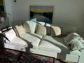 Sofá Manhattan 3,5 plazas color piedra – excelente