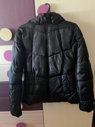 Abrigo acolchado niña azul marino Talla S