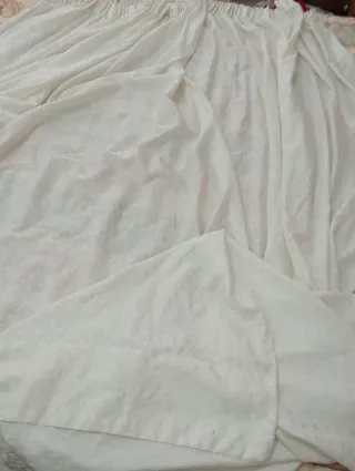 Tenda damascata sartoriale panna