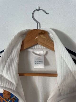 Chaqueta Adidas Hombre Blanca y Roja